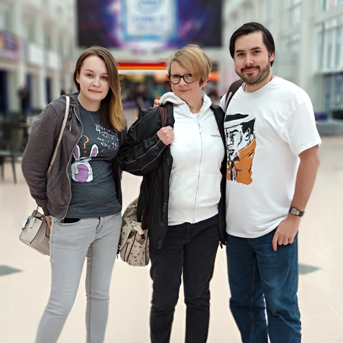 Photo: The team at EGX 2018